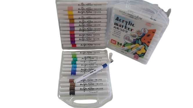Acrylic Marker 24 Cores